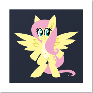 Standing Fluttershy Posters and Art